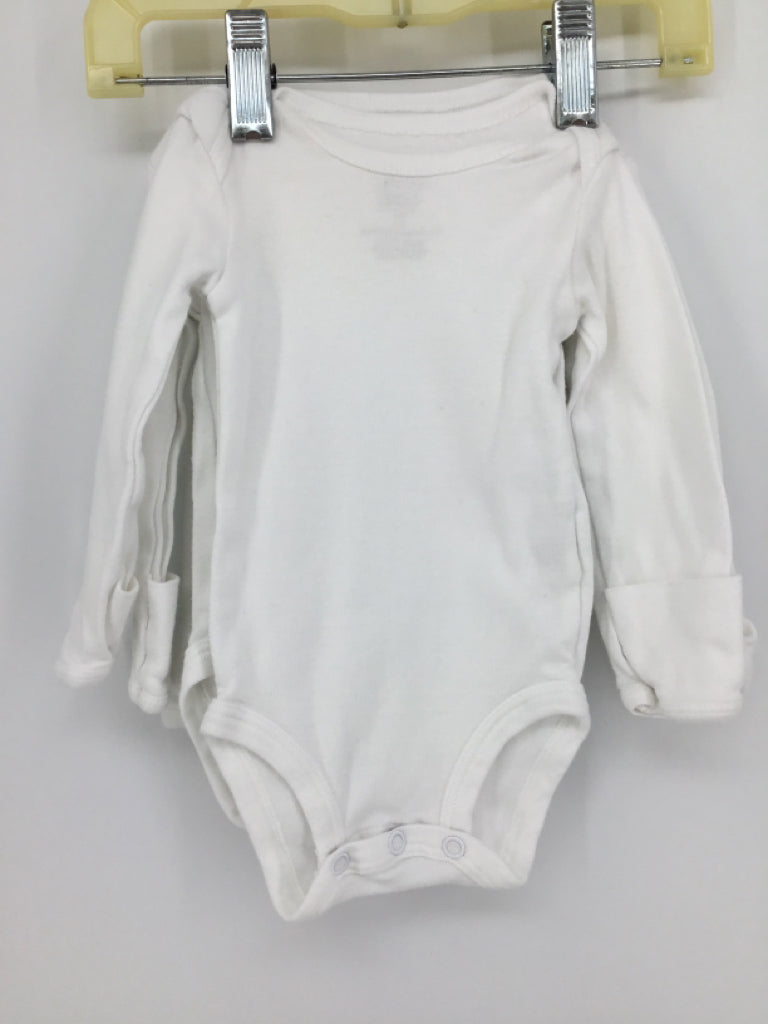 Little Planet Child Size Newborn White Onesie