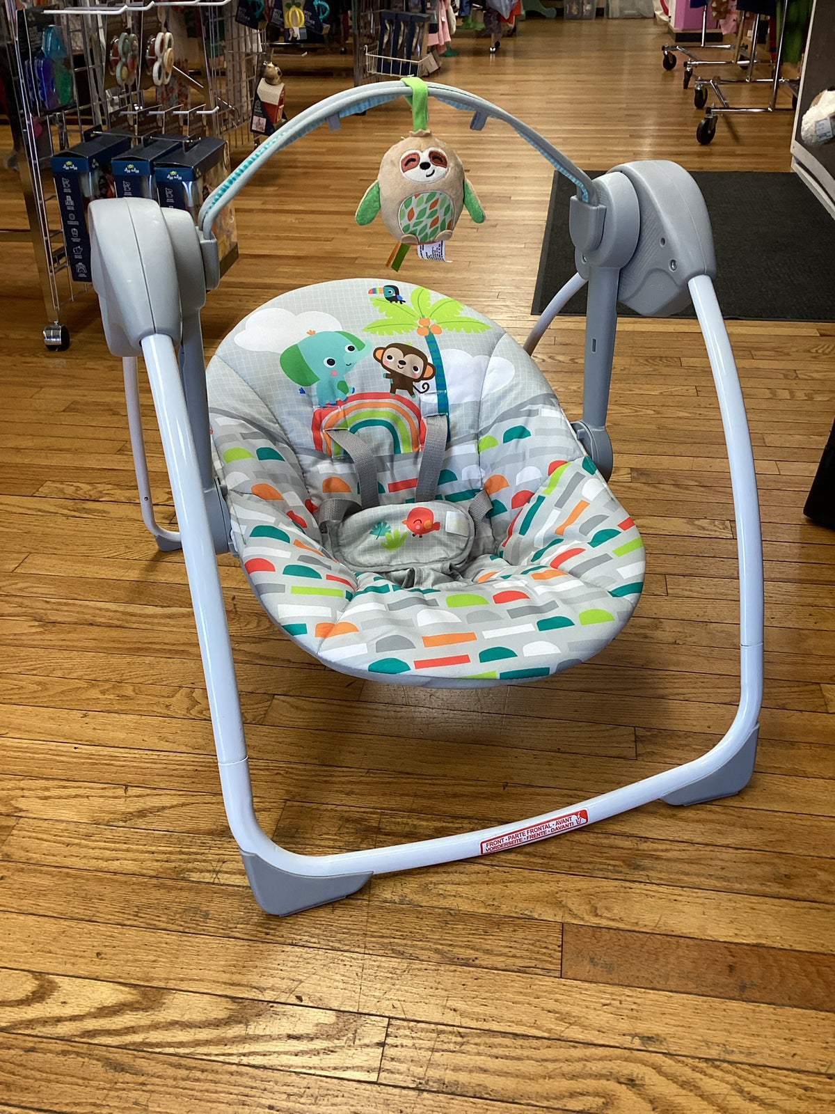 Bright Starts Playful Paradise Travel Swing