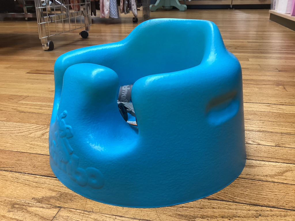 Bumbo Floor Seat - Blue - PFC some discoloration