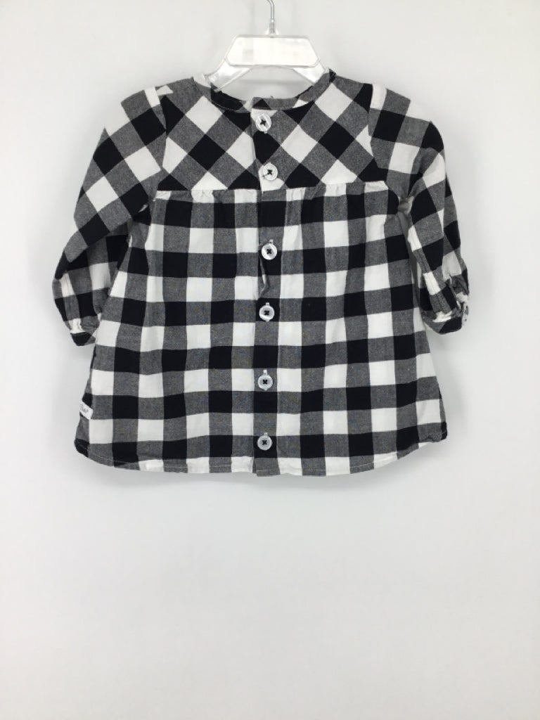 Ruffle Butts Child Size 12-18 Months Black Shirt - girls