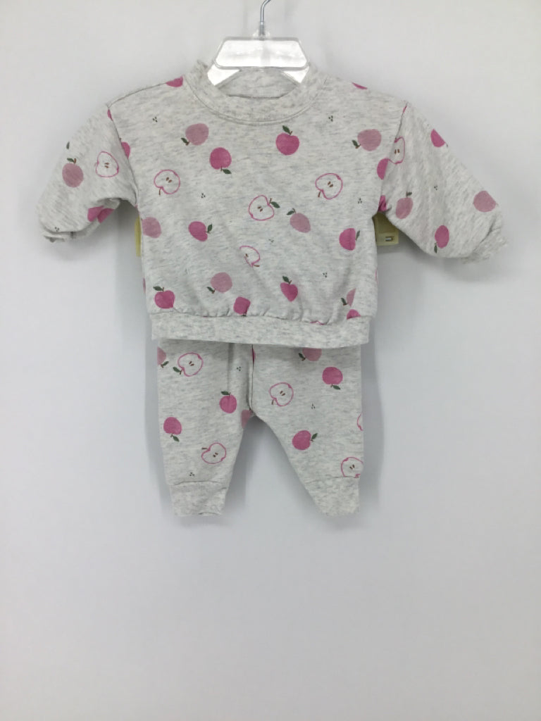 Just One You Made by Carters Child Size 3 Months Gray Outfit - girls