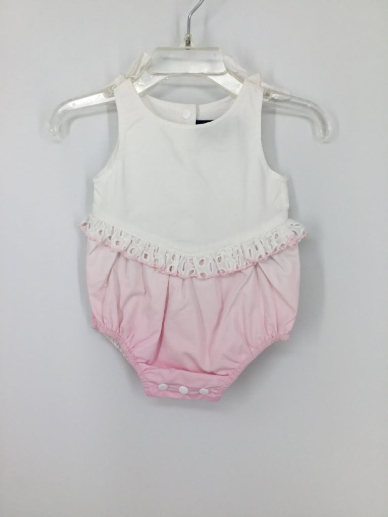 Andy & Evan Child Size 0-3 Months White Outfit - girls
