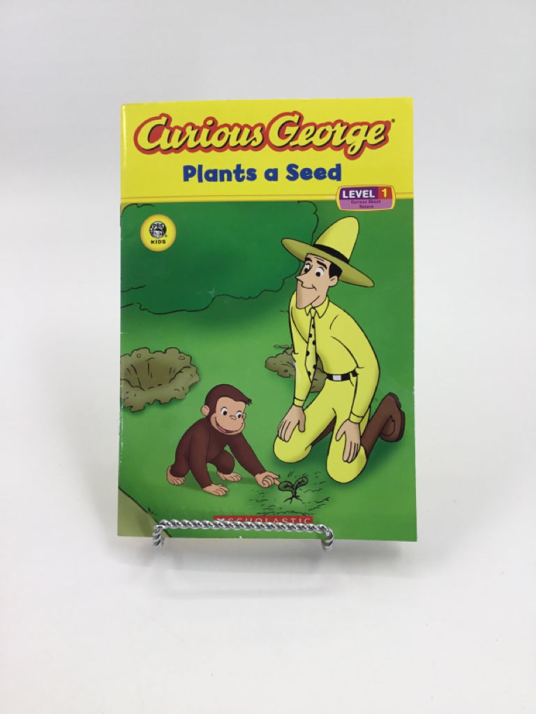 Scholastic Curious George Plants a Seed Paper Back Book