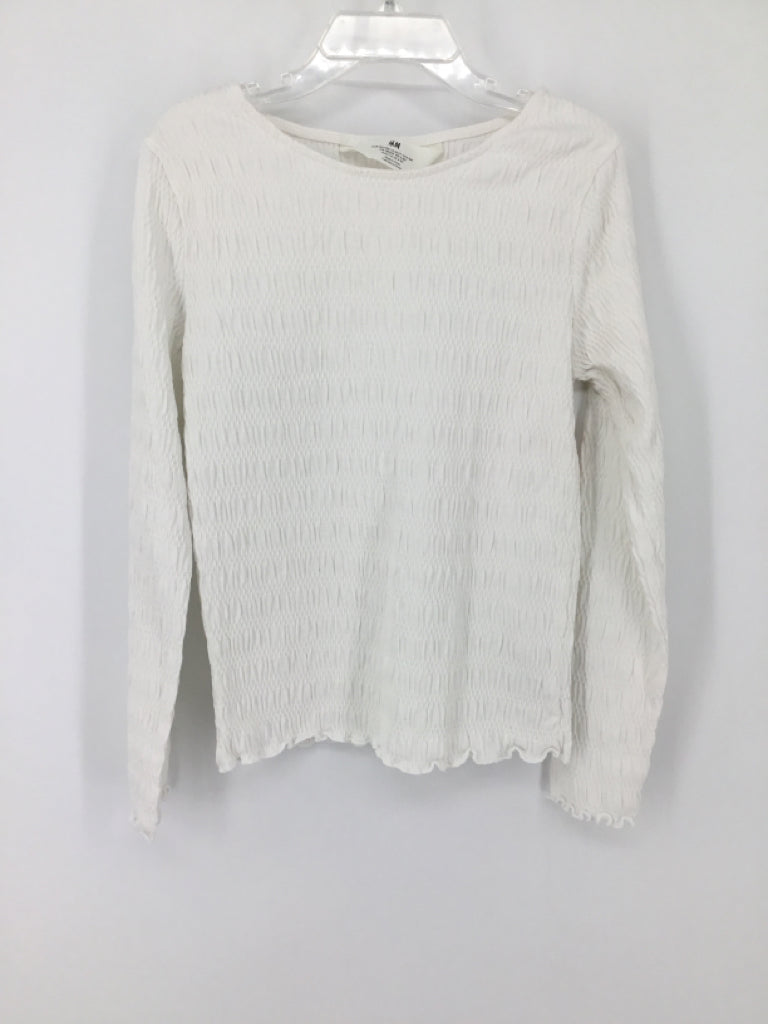 H & M Child Size 6 White Shirt - girls