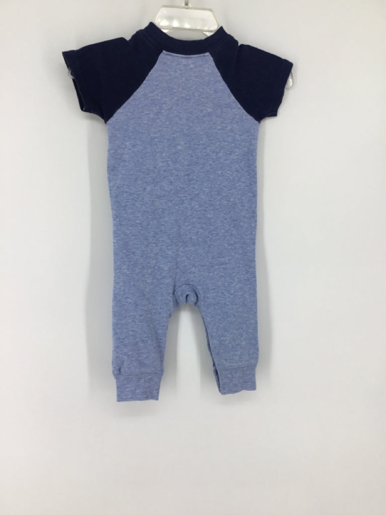 Carter's Child Size 3 Months Blue Solid Outfit - boys