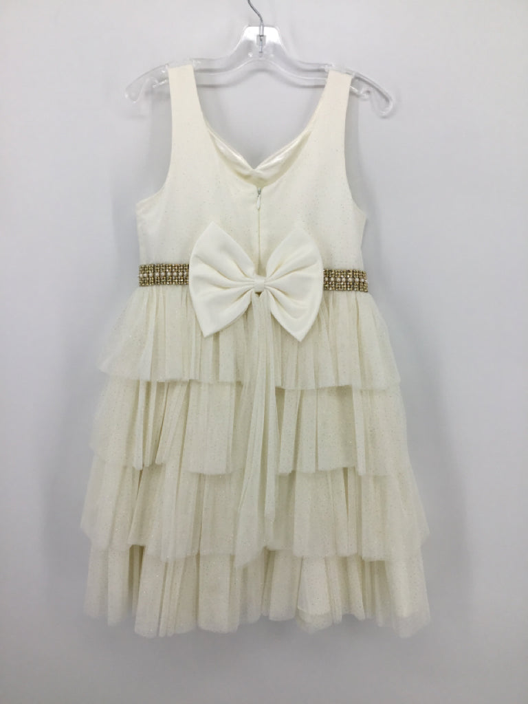 American Princess Child Size 8 Cream Dress - girls