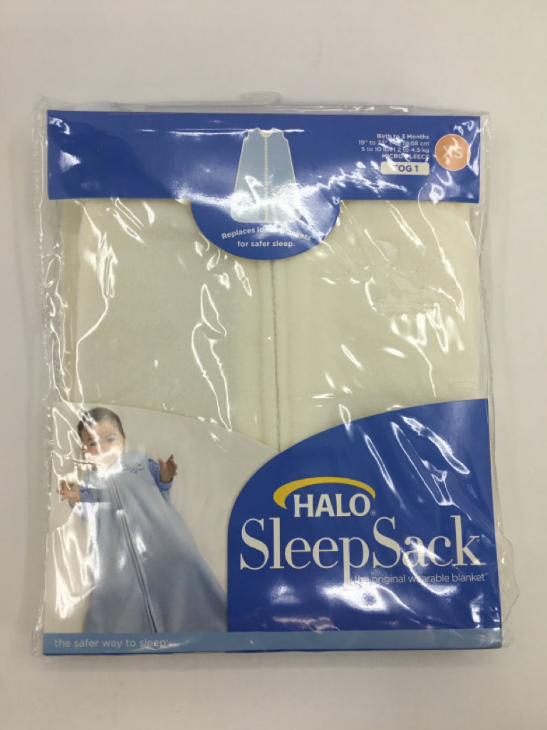 Halo Child Size XS Cream Sleep Sacks & Swaddles