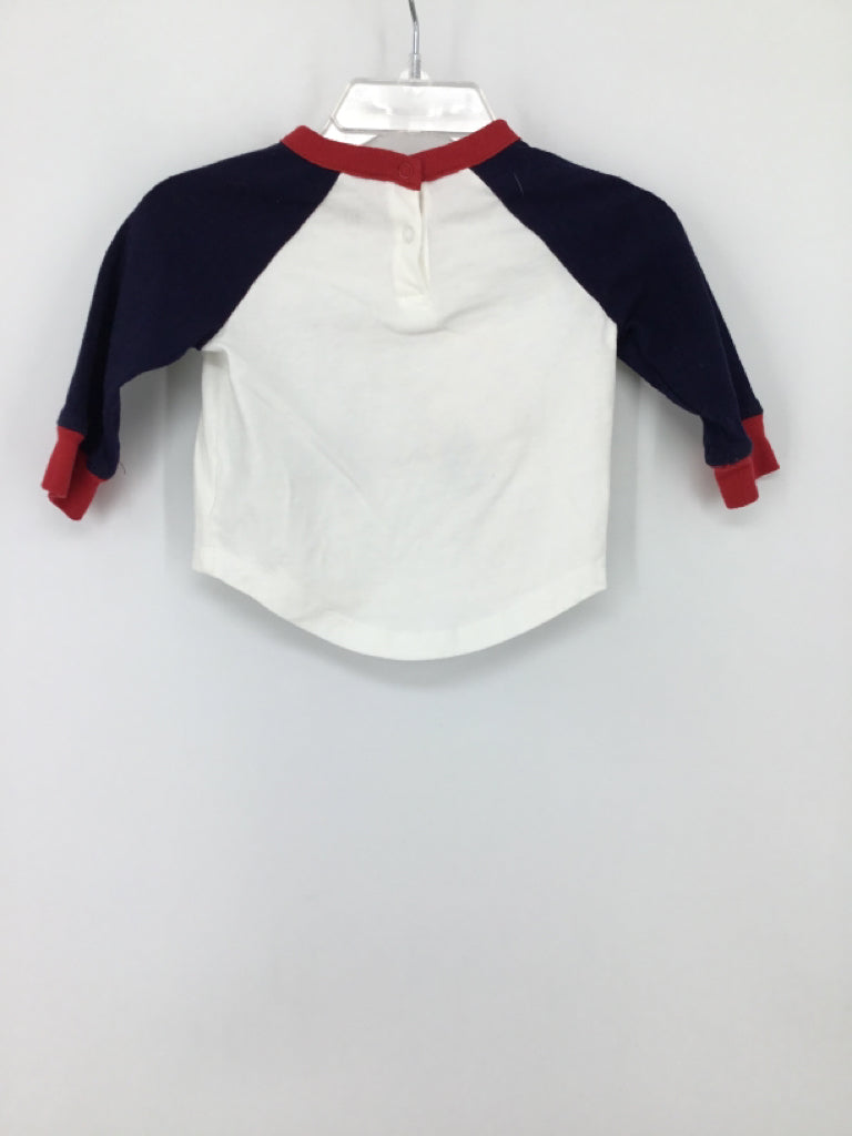 Baby Gap Child Size 3-6 Months Navy Embellished T-shirt - boys