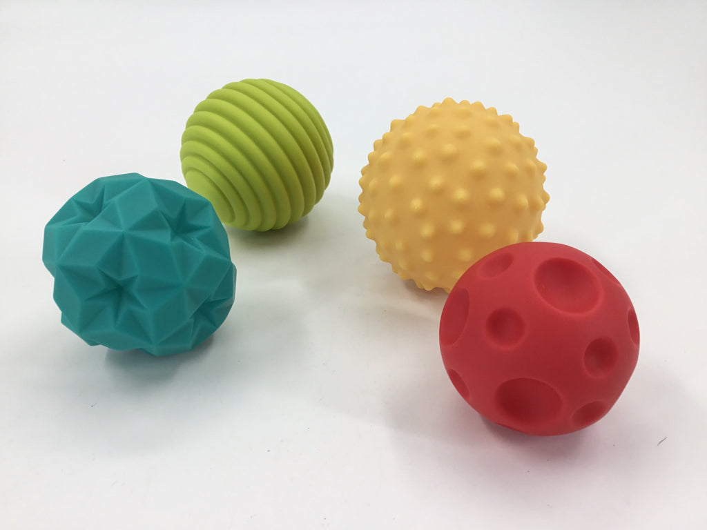 Set of 4 Textured Sensory Balls