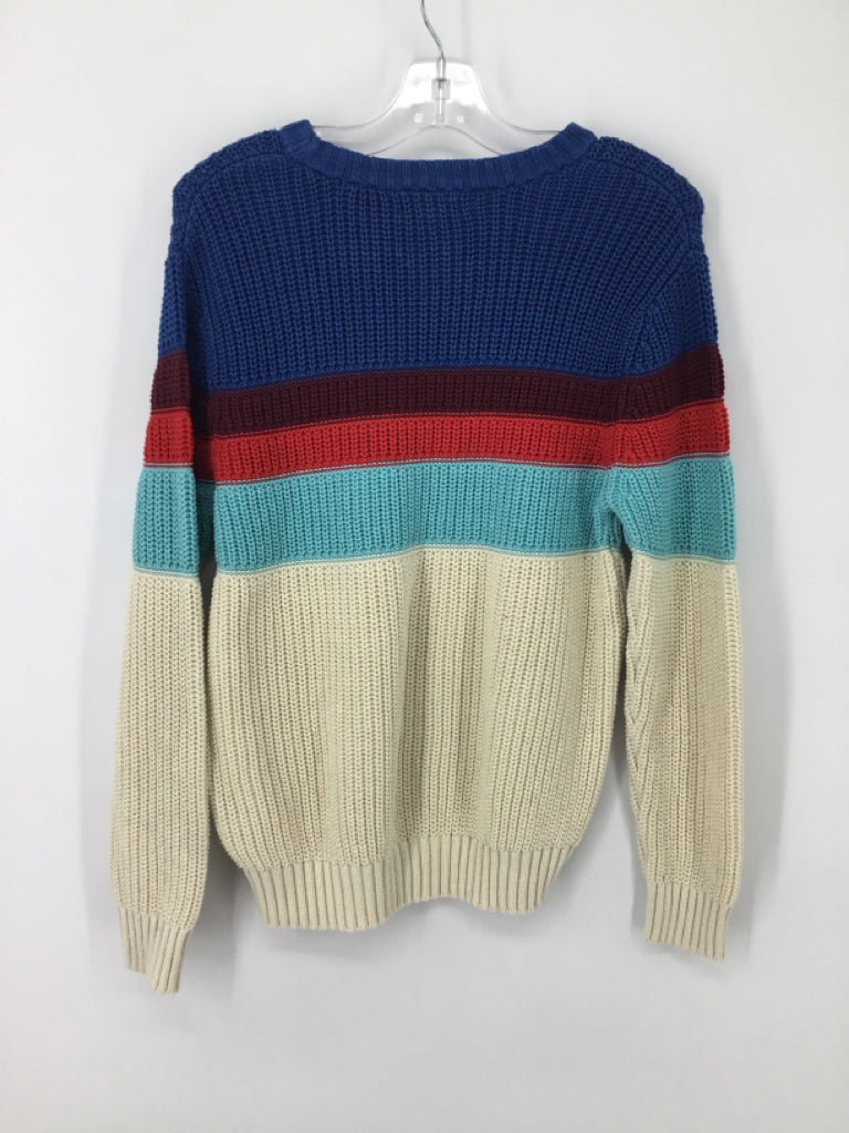 Cat & Jack Child Size 8 Blue Solid Sweater - boys