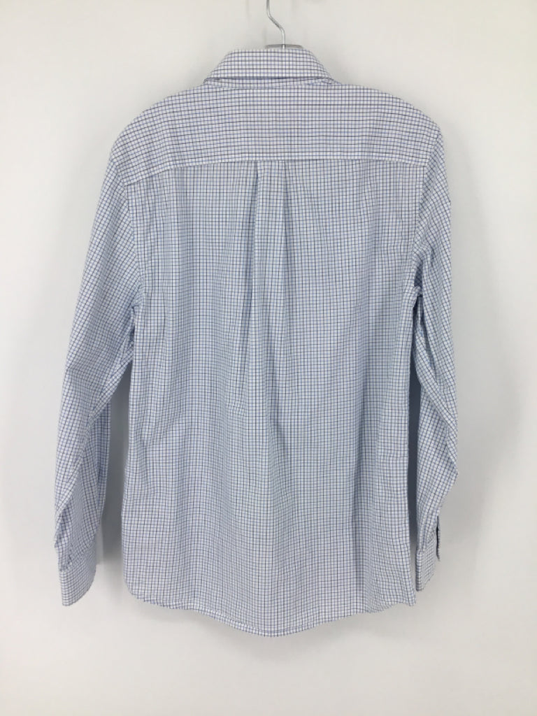 vineyard vines Child Size 12 Blue Checkered Shirt - boys