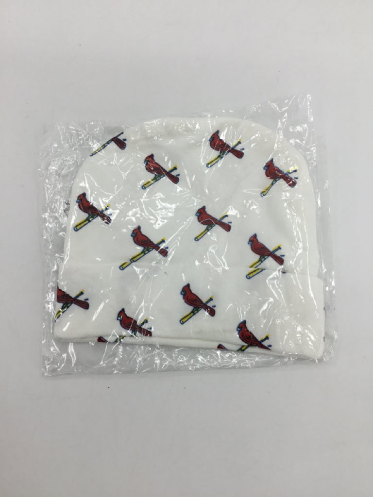 Cardinals Child Size Newborn White Cardinals Hats - boys