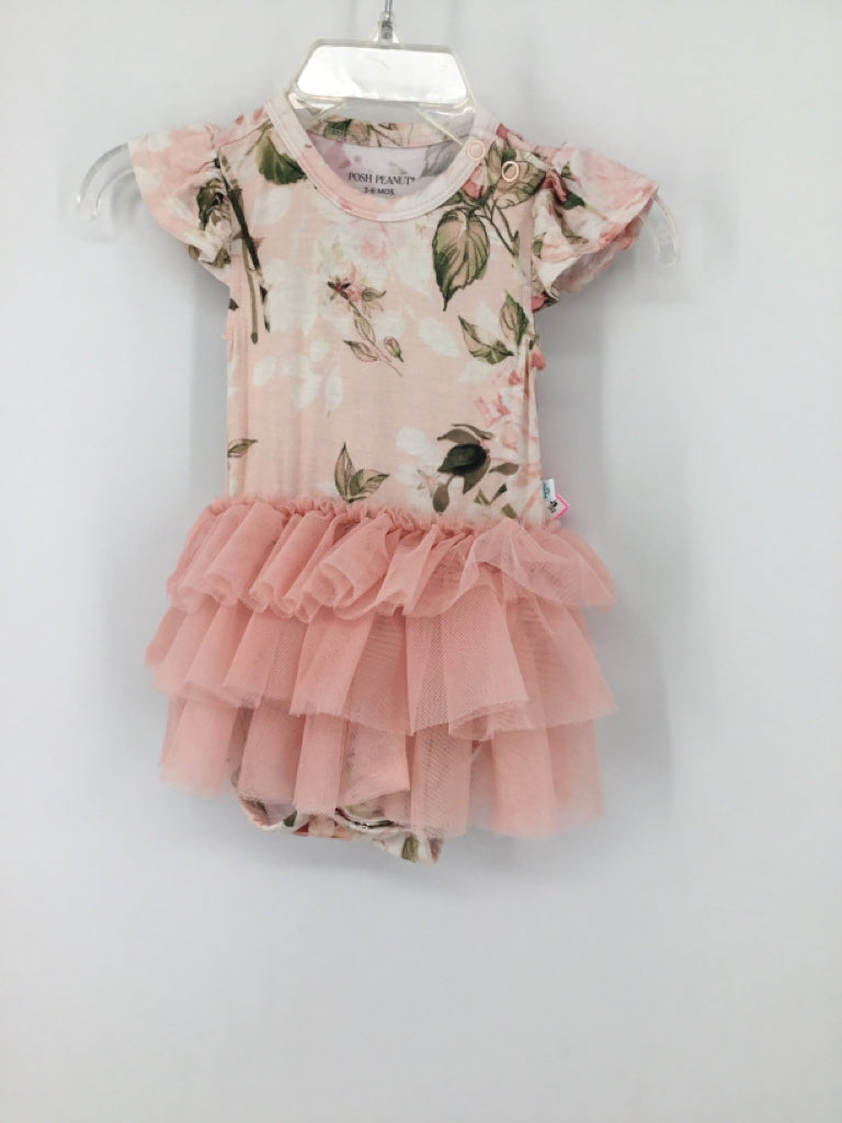 Posh Peanut Child Size 3-6 Months Pink Outfit - girls