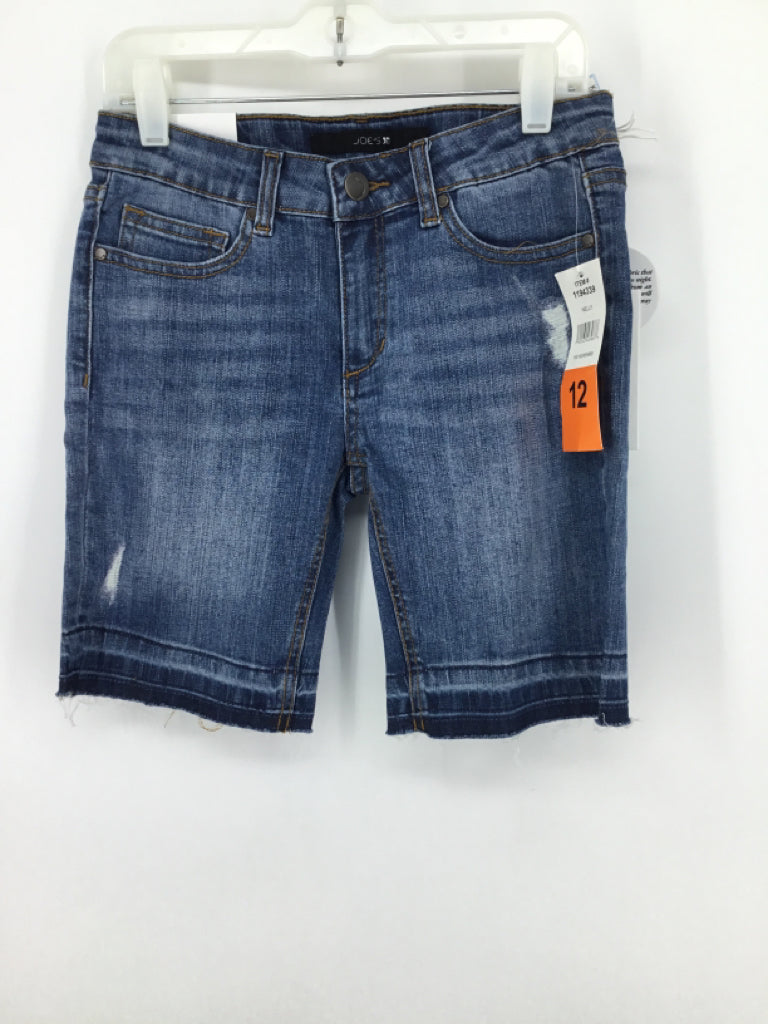 Joe's Child Size 12 Blue Solid Shorts - boys