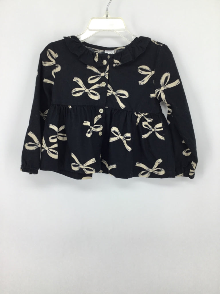 Carter's Child Size 2 Black Shirt - girls