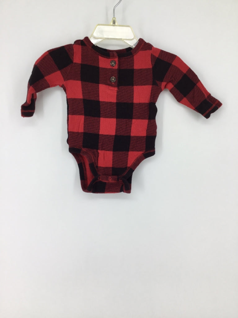 Old Navy Child Size 0-3 Months Red Onesie