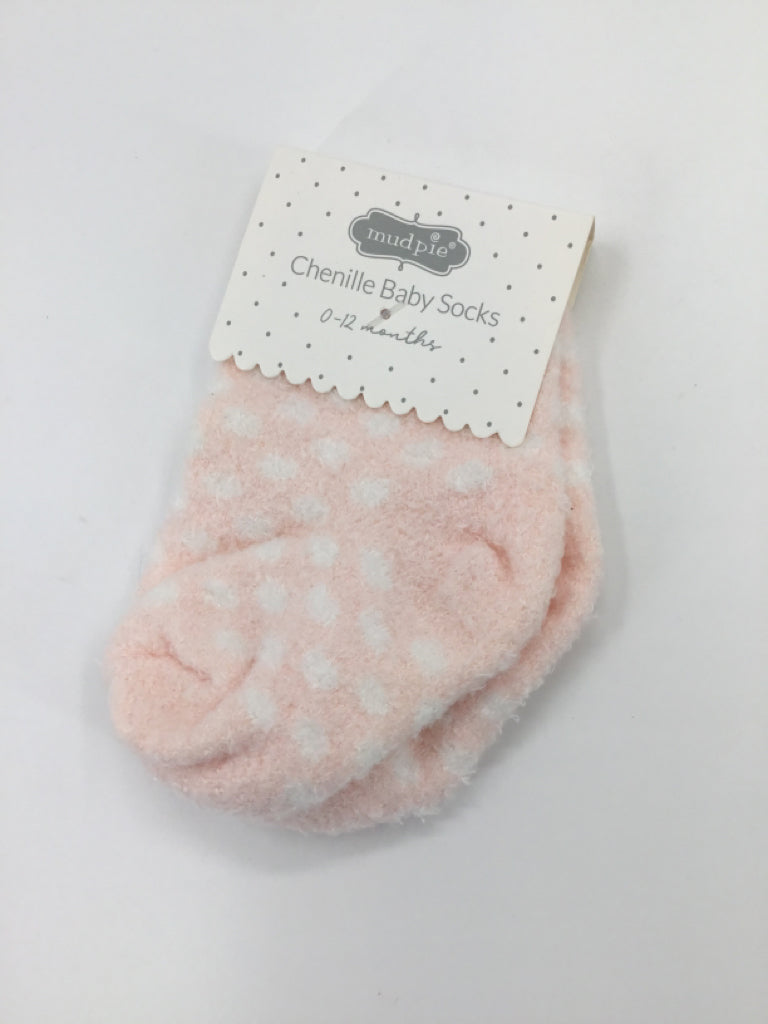 Mudpie Child Size 0-12 Months Pink Socks - girls