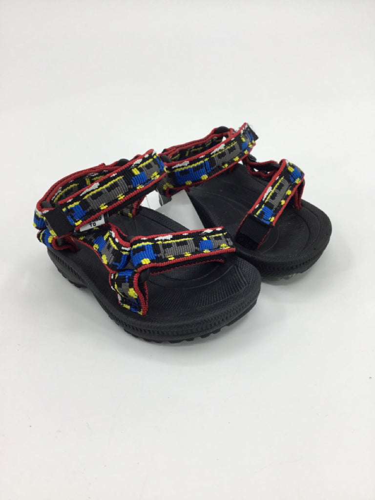 Teva Child Size 2 Toddler Black Sandals/Flip Flops
