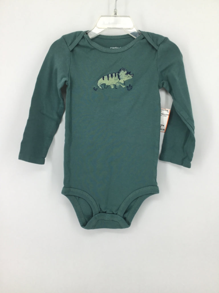 Just One You Made by Carters Child Size 24 Months Green Onesie