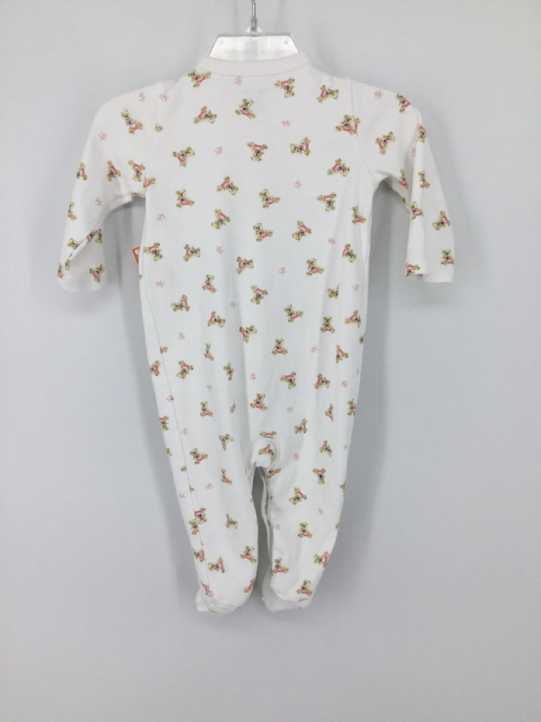 Ralph Lauren Child Size 6 Months White Sleepers