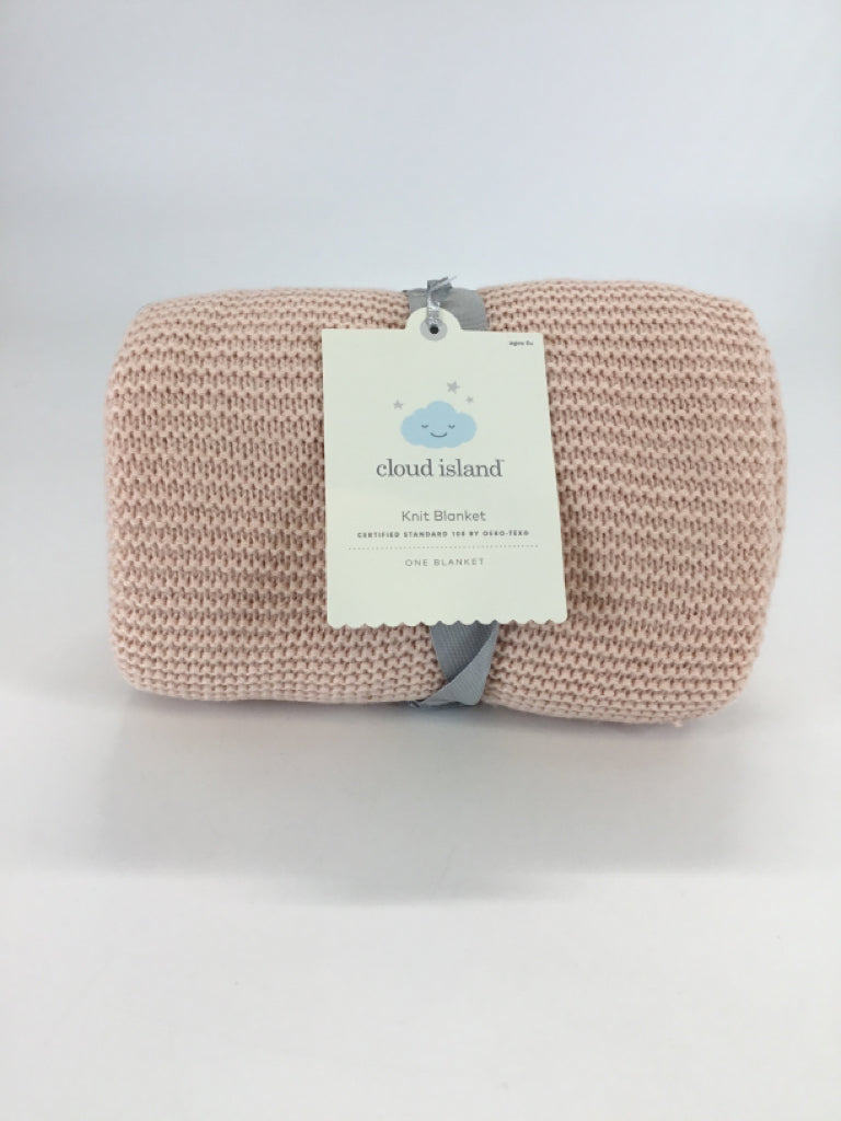 cloud island Pink Solid Knit Blanket