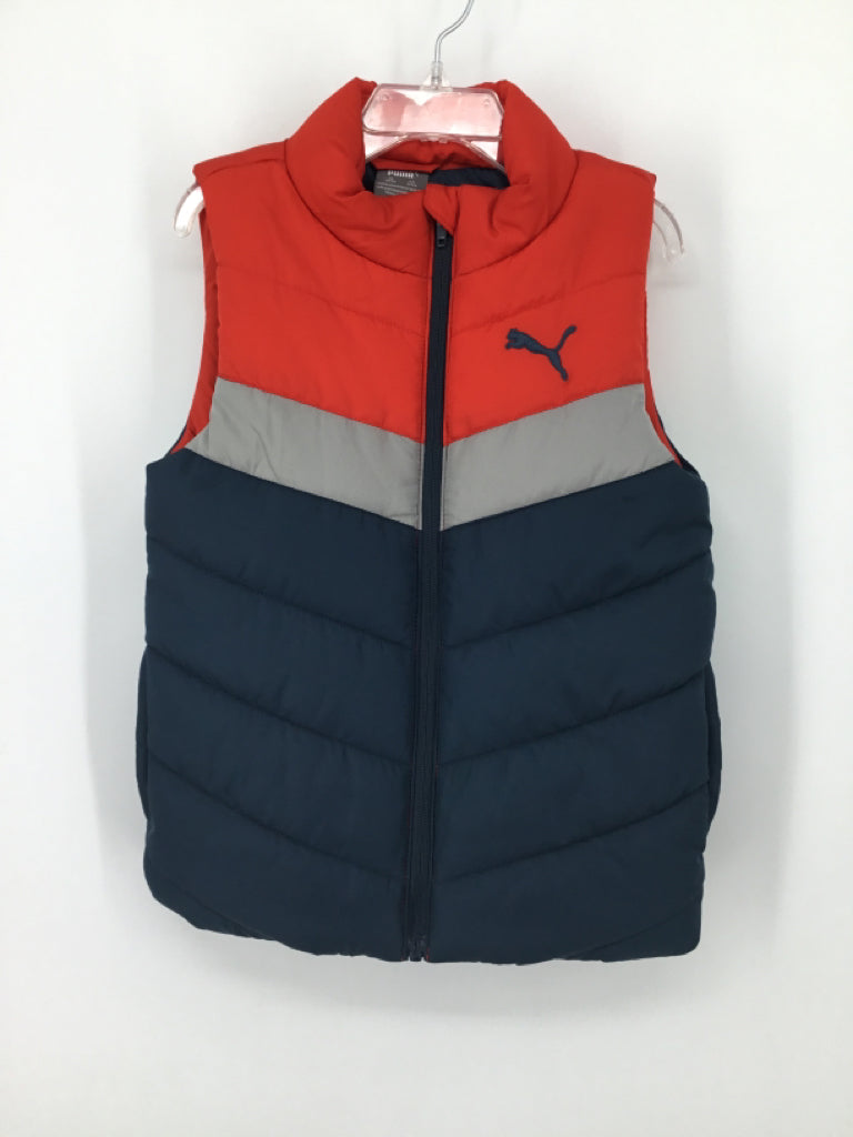Puma Child Size 5 Red Solid Outerwear - boys