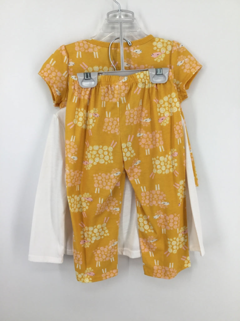 Just One You Made by Carters Child Size 3 Yellow Pajamas - girls