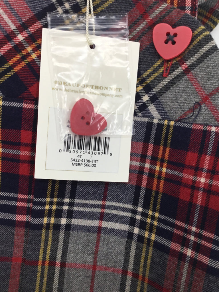 The Beaufort Bonnet Co Child Size 4 Gray Dress - girls