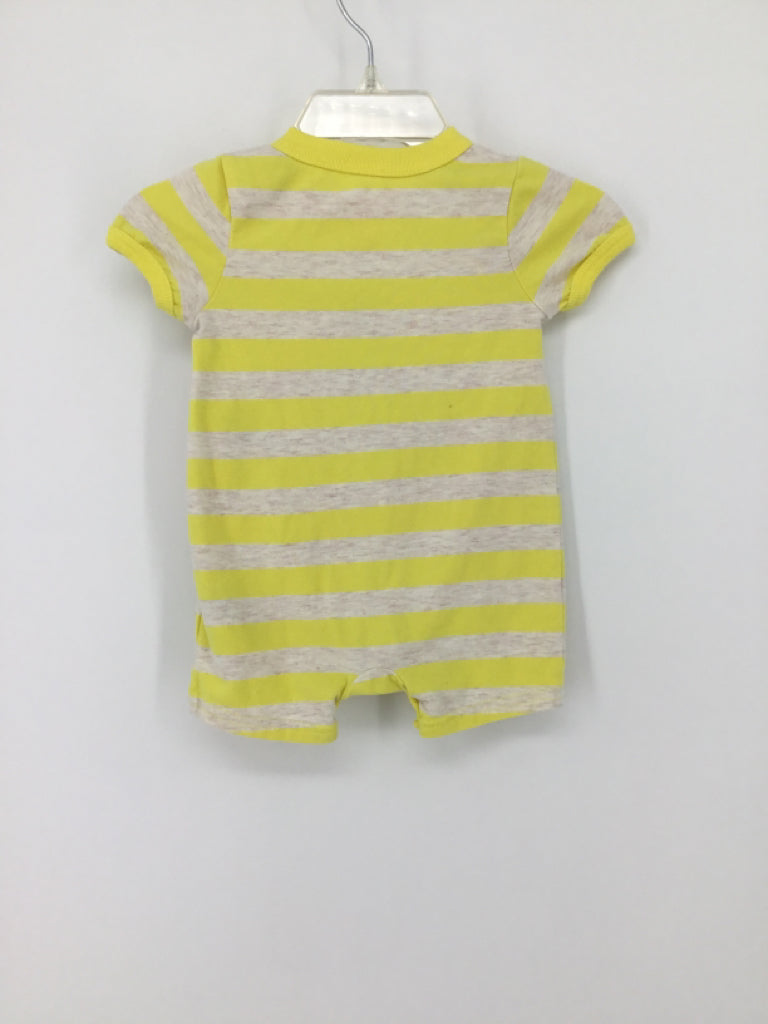 Cat & Jack Child Size Newborn Yellow screen printed Outfit - boys