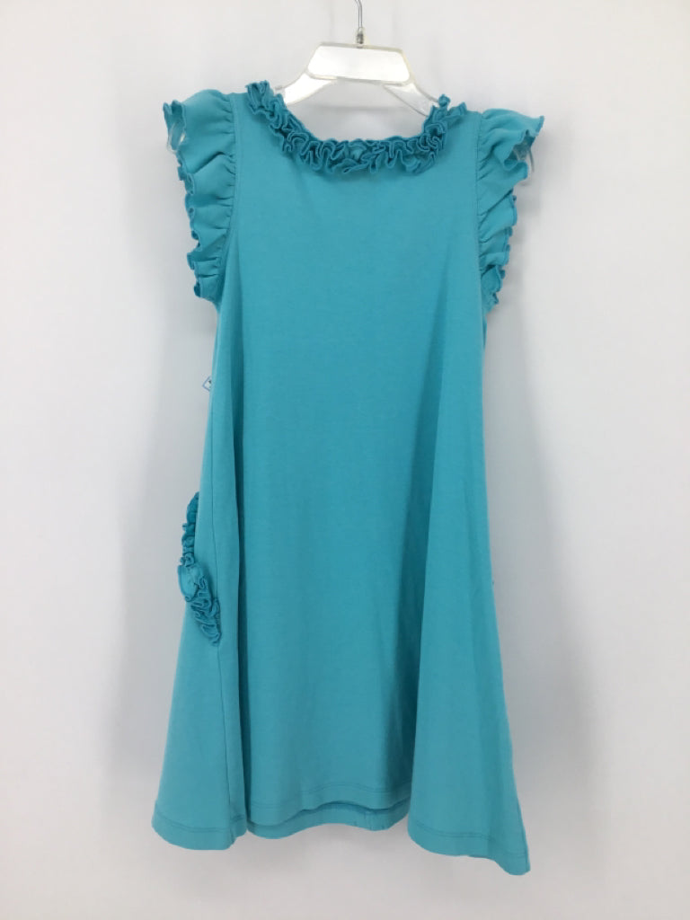 Lemon Loves Lime Child Size 5 Blue Dress - girls