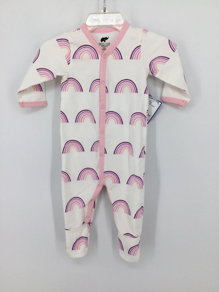 Monica + Andy Child Size 3-6 Months Pink Pajamas - girls