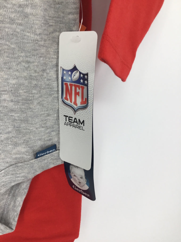 NFL Child Size 6-9 Months Red Sports Outfit - boys