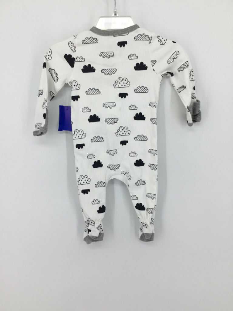 cloud island Child Size 0-3 Months White Sleepers