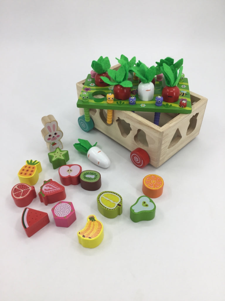 Wooden Garden Shape Sorter