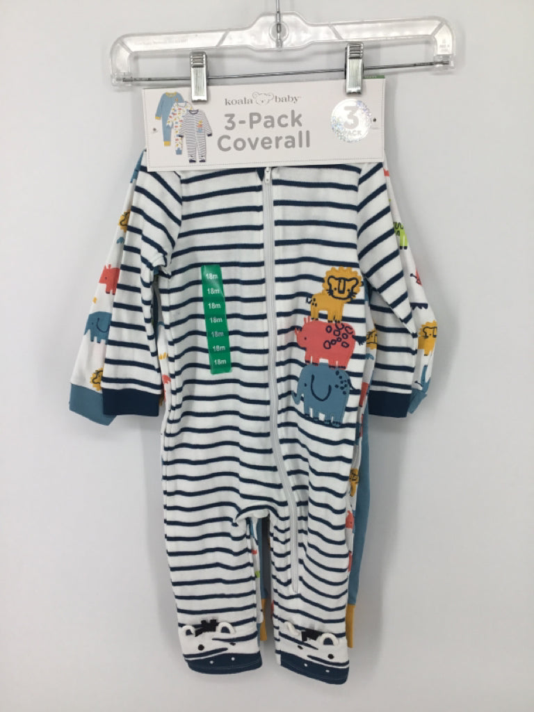 Koala Baby Child Size 18 Months Multi-Color Print Pajamas - boys