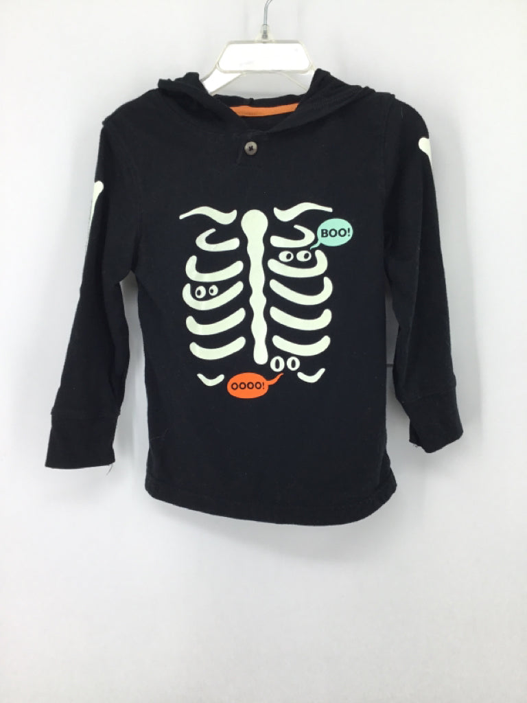 Cat & Jack Child Size 2 Black Halloween Shirt