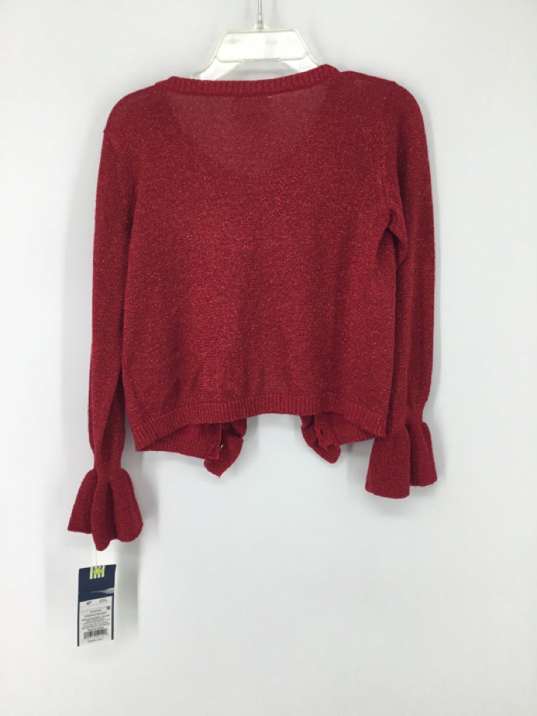 Genuine Kids Child Size 4 Red Sweater - girls