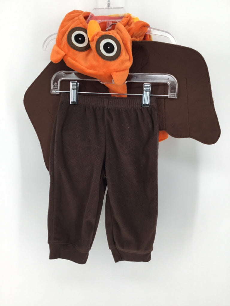 Costco Child Size 0-9 Months Orange Owl Halloween Costume
