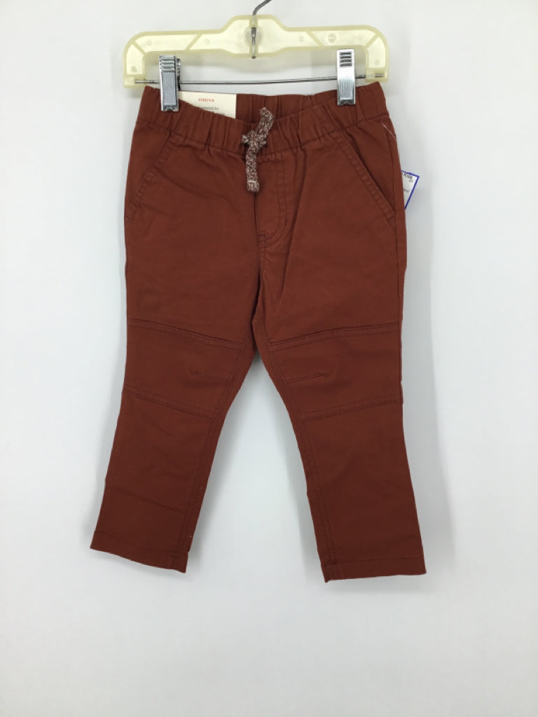 Cat & Jack Child Size 2 Brown Solid Pants - boys