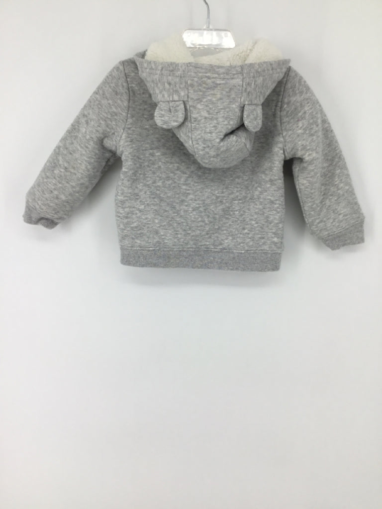 Simple Joys made by Carters Child Size 18 Months Gray Solid Hoodie - boys
