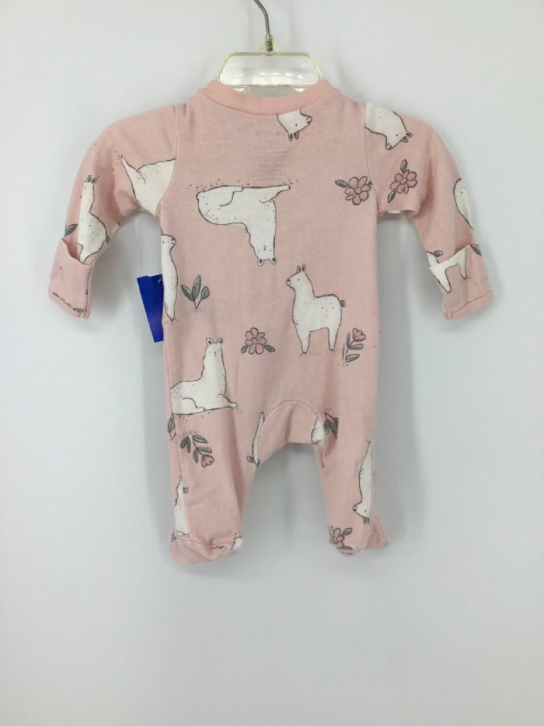 Carter's Child Size Newborn Pink Sleepers