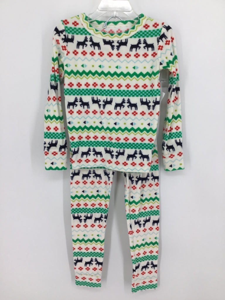 Cat & Jack Child Size 4 Green Christmas Pajamas