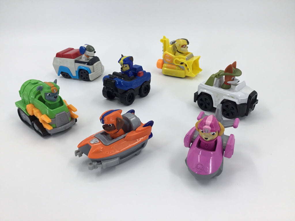 Paw Patrol  7 Piece Pup Squad Racers