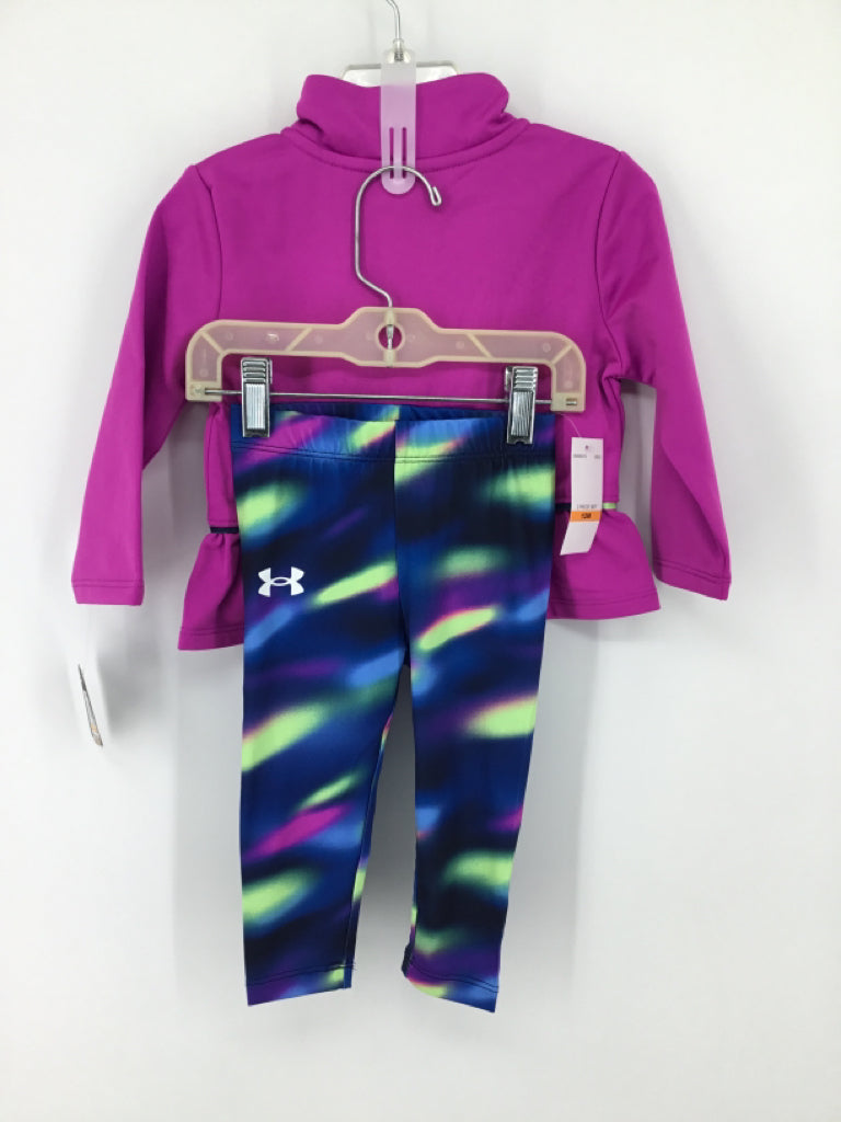 Under Armour Child Size 12 Months Purple Outfit - girls