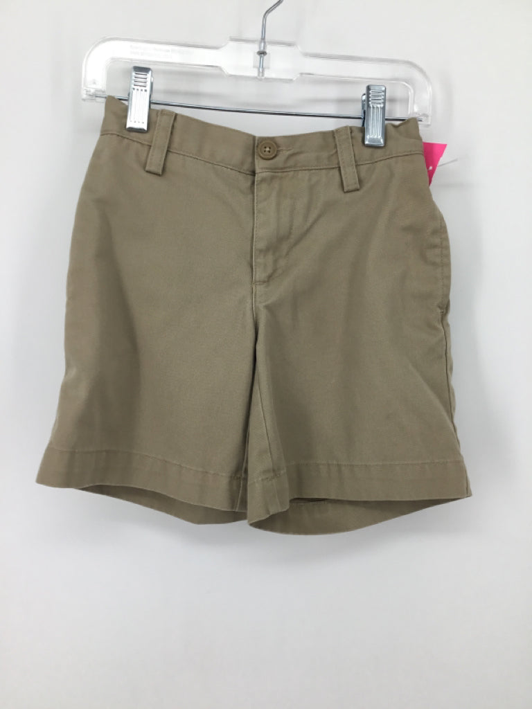 Lands' End Child Size 4 Tan Solid Shorts - boys