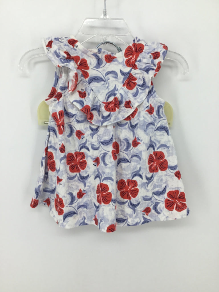 Just One You Made by Carters Child Size 3 Months Blue Dress - girls