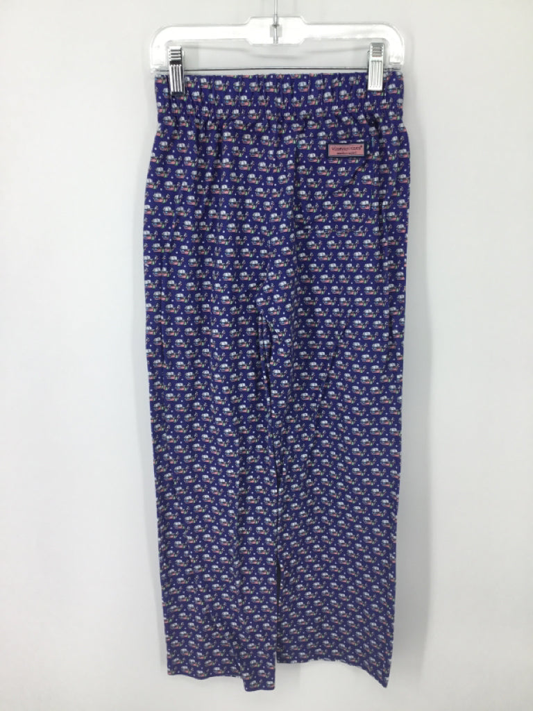 vineyard vines Child Size 8 Blue Print Pajamas - boys