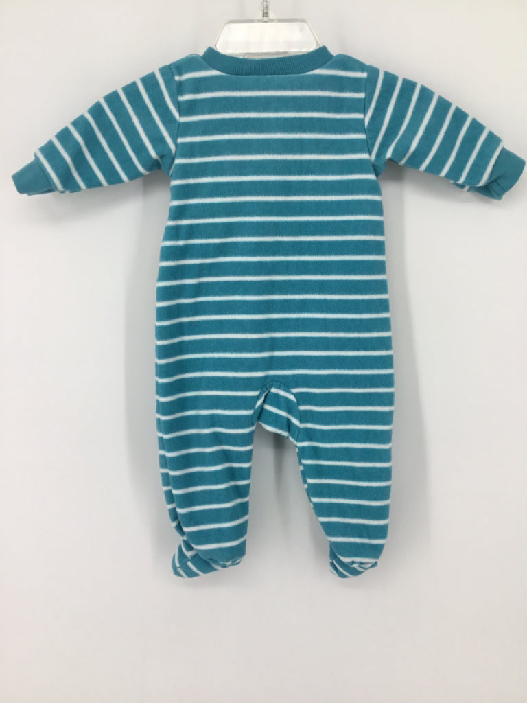Carter's Child Size Newborn Blue Sleepers