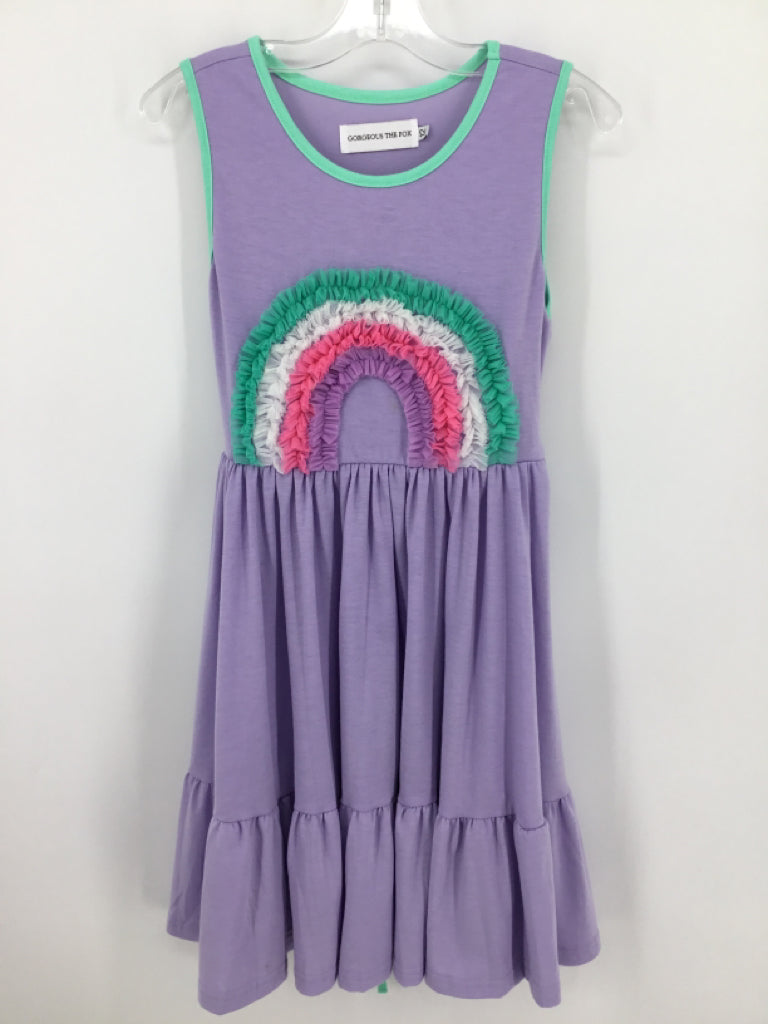 Gorgeous the Fox Child Size 12 Purple Dress - girls