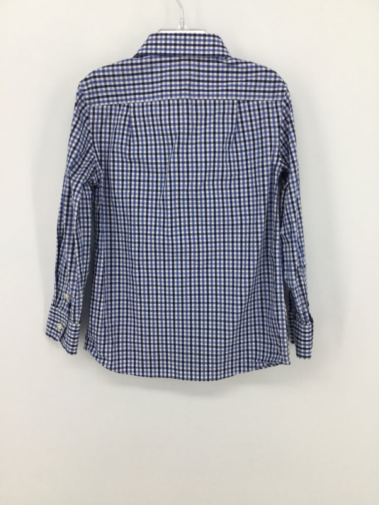 Crewcuts Child Size 4 Blue Gingham Shirt - boys